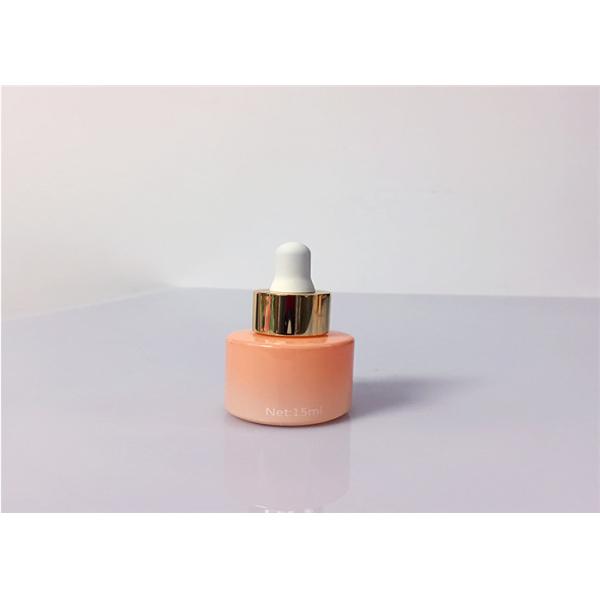 30ml Luxury Custom Serum Gradient Orange Glass Dropper Bottle For Essential Oil