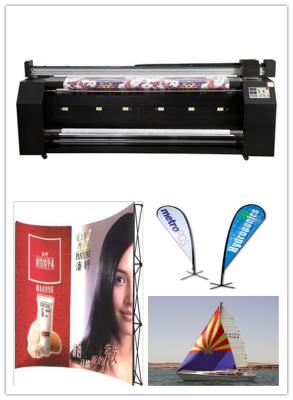 Anunciando a máquina de impressão da bandeira da sublimação de Digitas para fazer bandeiras de praia