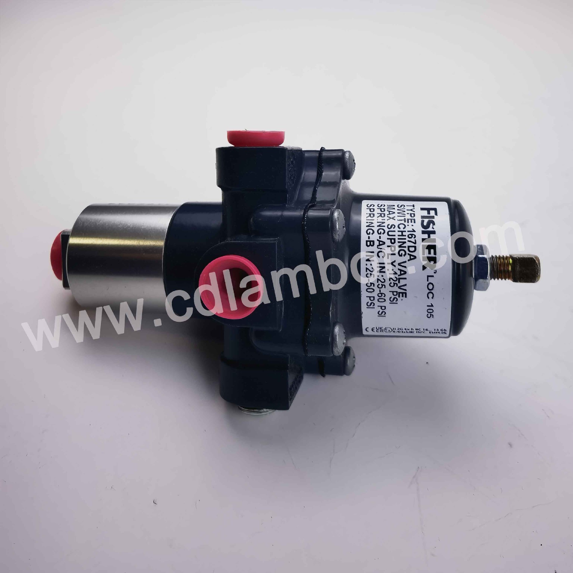 FISHER 167DA-16 Filter pressure reducing guard valve lockup regulating