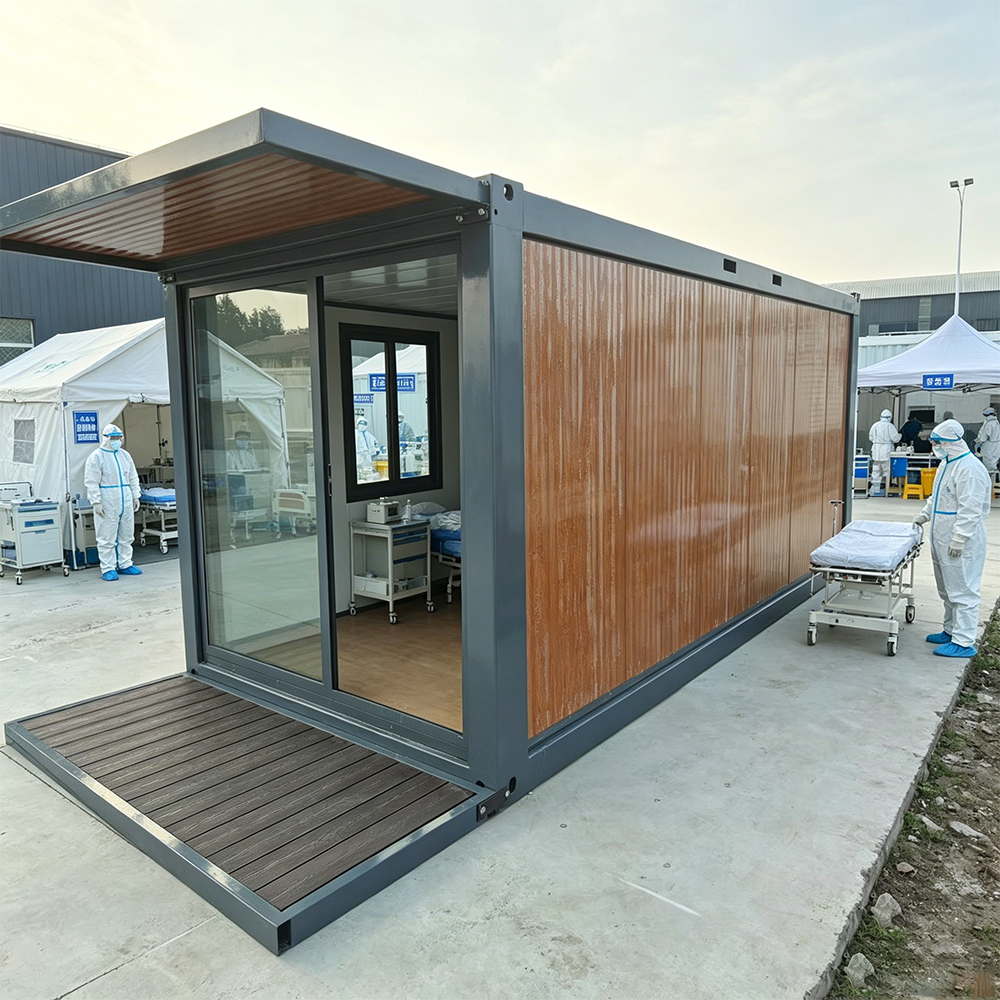 Urban Development Temporary Office Foldable Container Unit Easy Transport Low