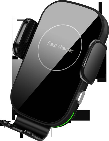 15W Wireless Charger Automatic Clamping Car Mount Phone Holder QI Fast Charging Car Stand