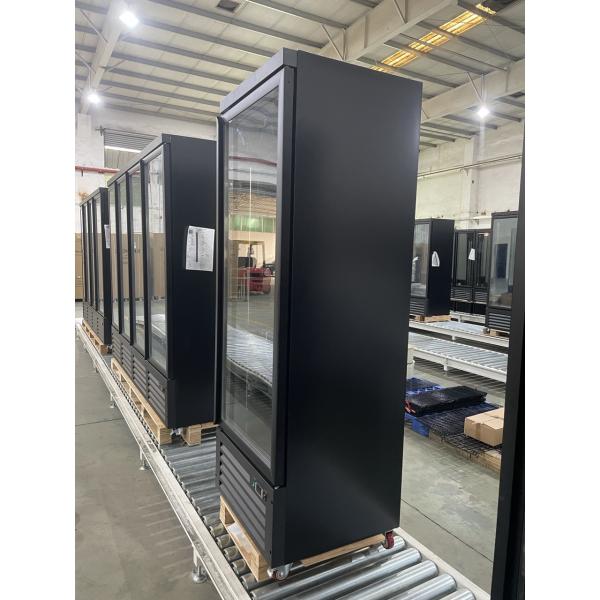 560L Commercial Single Luxury Glass Door Beverage Display Cabinet Chiller Unit Supermarket Refrigeration Chiller Unit Air Cooler Cooling