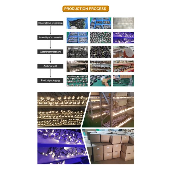 LED Underground Lighting One Two Four Ways Easy Assemble Waterproof 220V SMD LED