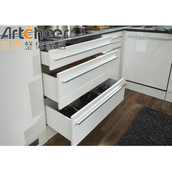 Mobiliário de cozinha Meio-Bullnose Countertop Edge Set Completo de Armários de Design Moderno