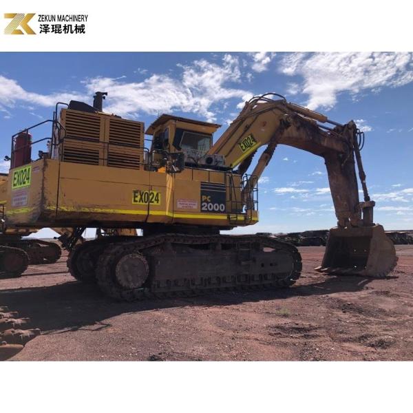 Excavadora de segunda mão de 200 toneladas Komatsu PC2000 PC2000-8