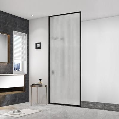 Caminhada fixa na separação de vidro do chuveiro, telas de chuveiro de vidro Frameless de 8mm