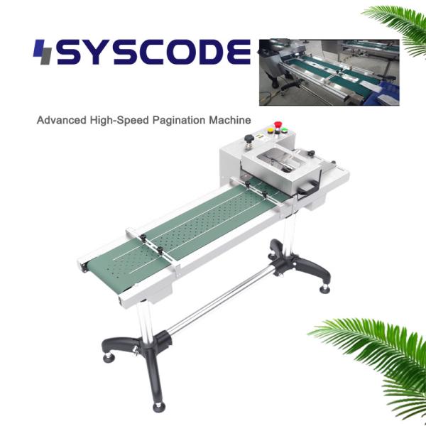 High Speed Automatic Paper Feeder Reverse Wheel Paging Machine For Tag And Bag Handling