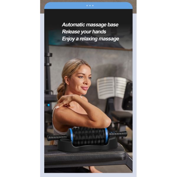 Muscle Relaxation Vibration Roller Massager Can Improve Lactic Acid Buildup After Exercise Suitable for Home Office or Gym Use