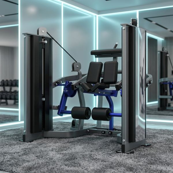 Biomechanical Belt Transmission Kneel Leg Curl Isolated Hamstring Workout Machine