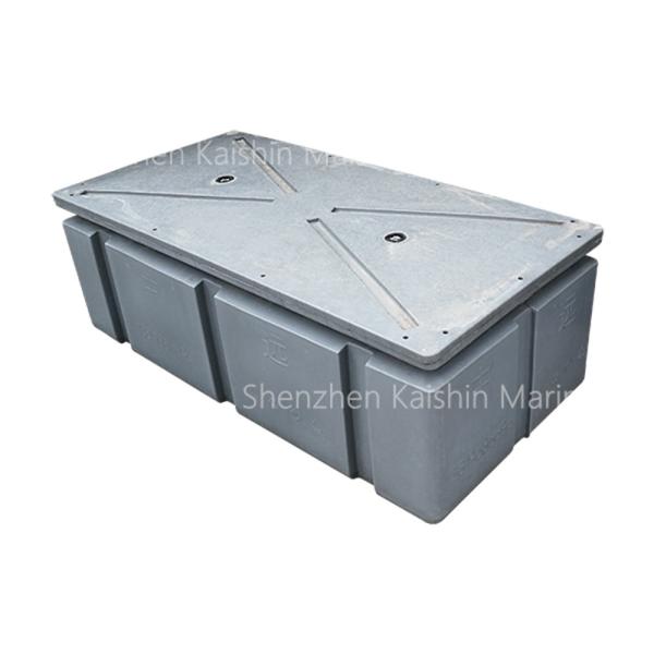 LLDPE Floatation Dock Floater With EPS Foam For Marine Structures Aluminum Alloy Floating Pontoon Yacht Boat Bridge