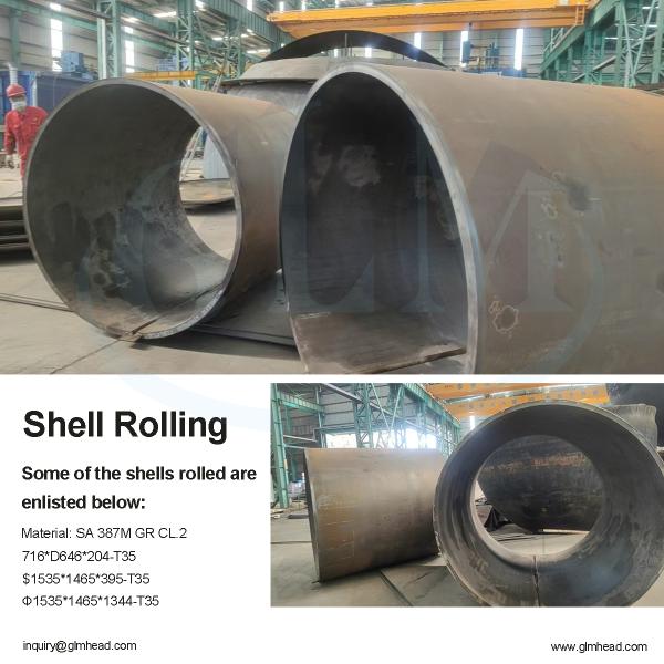 ASME Certified Steel Rolled Plate Cylinders  for Pressure Vessels
