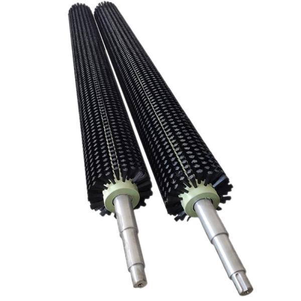 TUV Industrial Nylon Roller Cleaning Brush Rotating Cylindrical