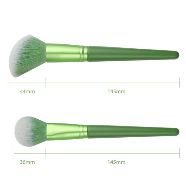 Delicate Makeup Brush Antibacterial Bristles solid wooden handle cosmetic brushes