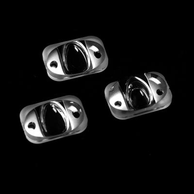 23×16mm Size 4pcs 3030LEDs Per Optic Face T2 Angle Available Lens For Street Lighting