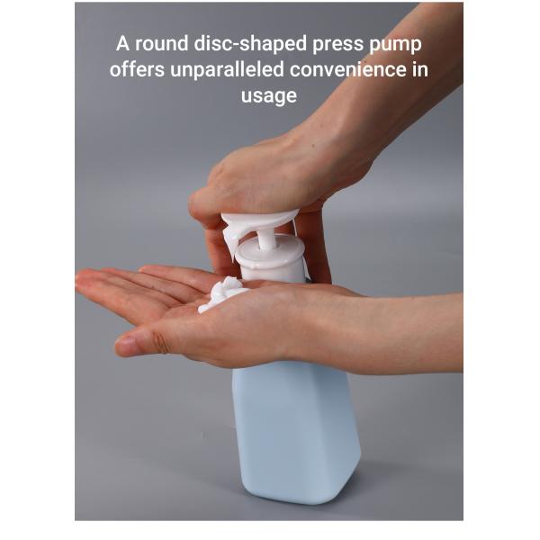 Капсула насоса 330 мл 11 унций Круглая бутылка для плеча для лосьона для тела Умывающее средство для руки Уход за кожей
