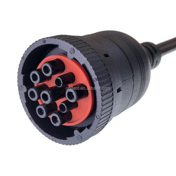 J1939 Install Y- Cable w/Threaded Nut Black/Low-Speed Drawing/pictures and samples Required with Diagnostic Fault Code