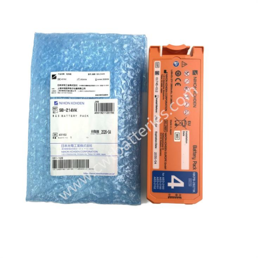 Nihon Kohden Cardiolife AED Replacement Battery SB-214VK New Original for Cardiolife AED-2100 AED-2150