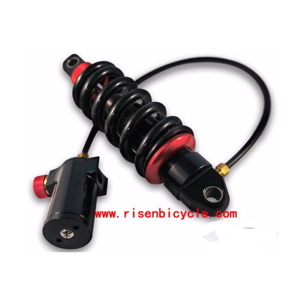 Landing Gear Suspension with Piggyback Compression/Rebound Damper Bicycle Shock