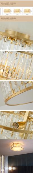 Modern Fashion Designer Black Gold Led Ceiling Art Deco Suspended Chandelier(WH-CA-97)
