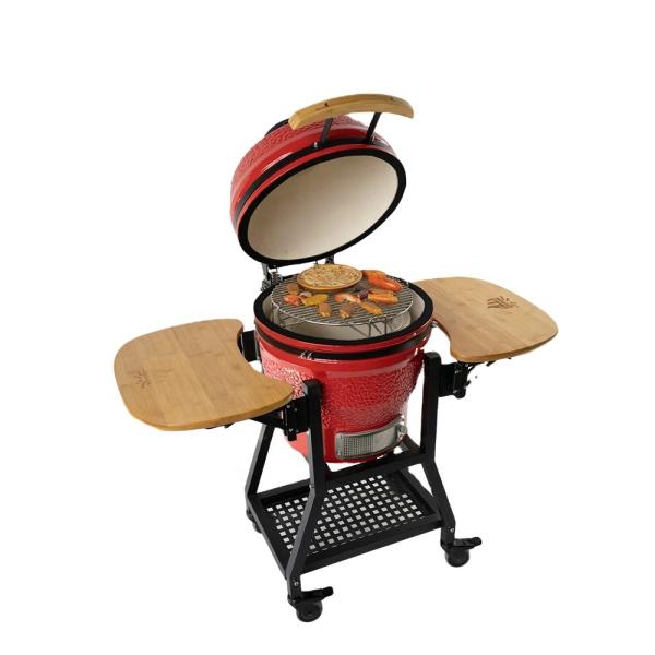 Uovo Kamado 18inch Charcoal Block Barbacoa Ceramic Kamado Elektrische Foshan Kamado Grills Kimstone Bbq Grill Garden Family Bbq