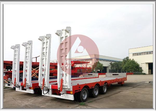 Integrative Heavy Duty Gooseneck Trailer Modern Industrial Design Strengthened Vertical Beam