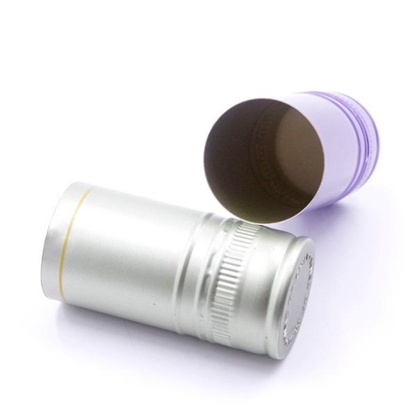 Non Refillable Aluminium Pilfer Proof Caps Wine Bottle Screw Caps 30mmx60mm