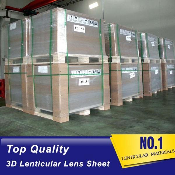 flip lenticular lens sheets 20 lpi lenticular lenses material for large format two images in one picture