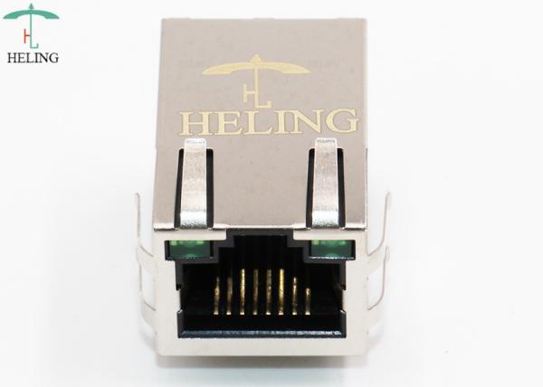 10p10c 1G Integrated Magnetic RJ45 Single Port Connector For PC Motherboard