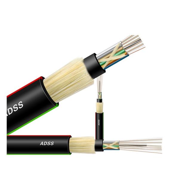 36 Core All Dielectric Self - Support Adss Optical Fiber Cable