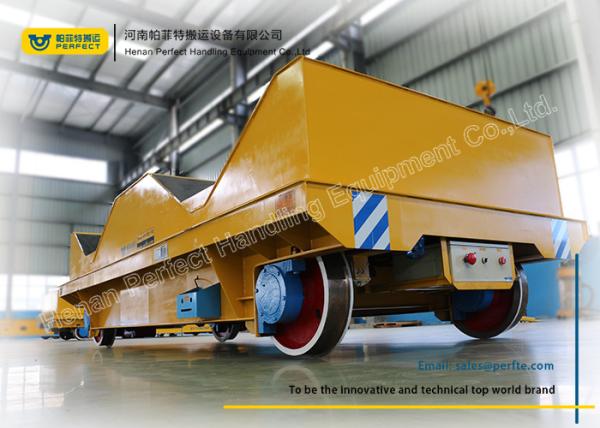Rail Powered Steel Tube Coil Transfer Cart Self - Driven No Limited Working Time