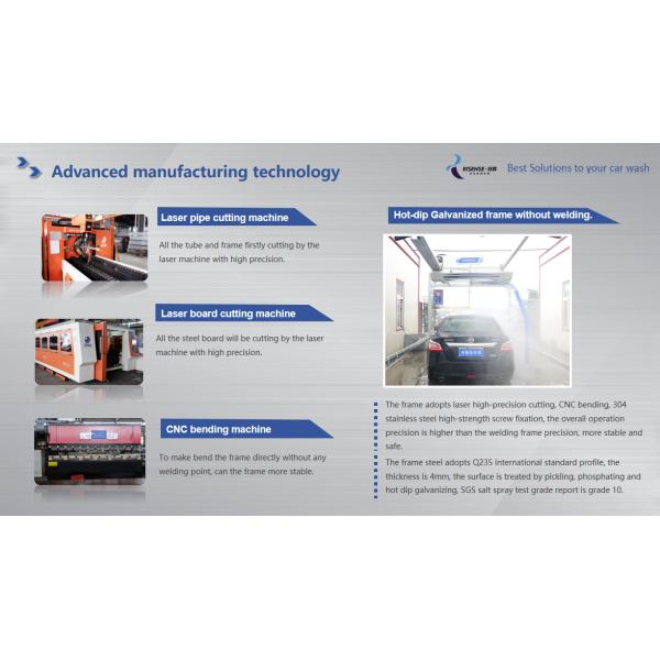 Бесконтактная машина для стирки автомобилей HP 231 Размер машины L*W*H 7600*3315*3100