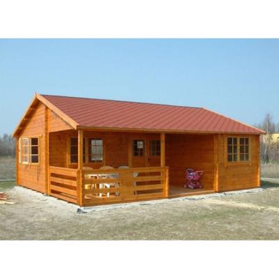 One Floor Outdoor Wooden House In 36mm 72mm 110mm Wall thickness