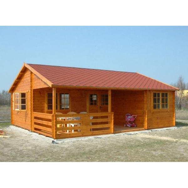 One Floor Outdoor Wooden House In 36mm 72mm 110mm Wall thickness
