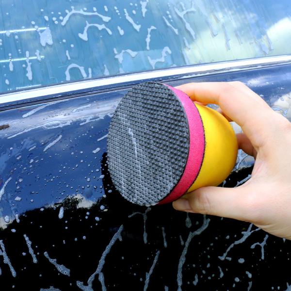 160mm 165mm Car Clay Pad Contaminants Removal By Polisher Or Hand