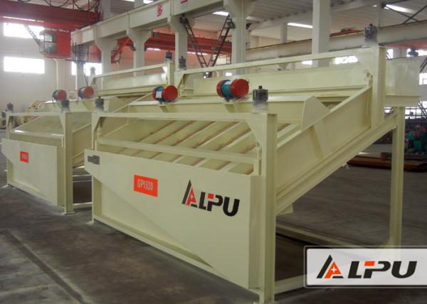 Wear Resistant High Frequency Screen Mineral Ore Dressing Plant 2×0.37kw