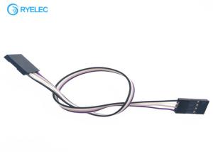 Pin électrique noir Dupont 2,54 du câblage 4 à 4 connecteur femelle de lancement