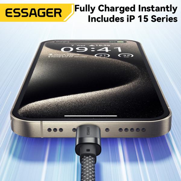 USB C から USB C マグネットケーブル 100W 1m 480Mbps ES-X53シリーズ