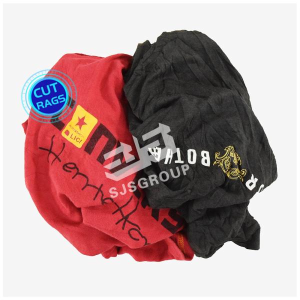 Wholesale Colored Mixing Wiping Machine Cloth all cotton Colored industrial cleaning cloth rags