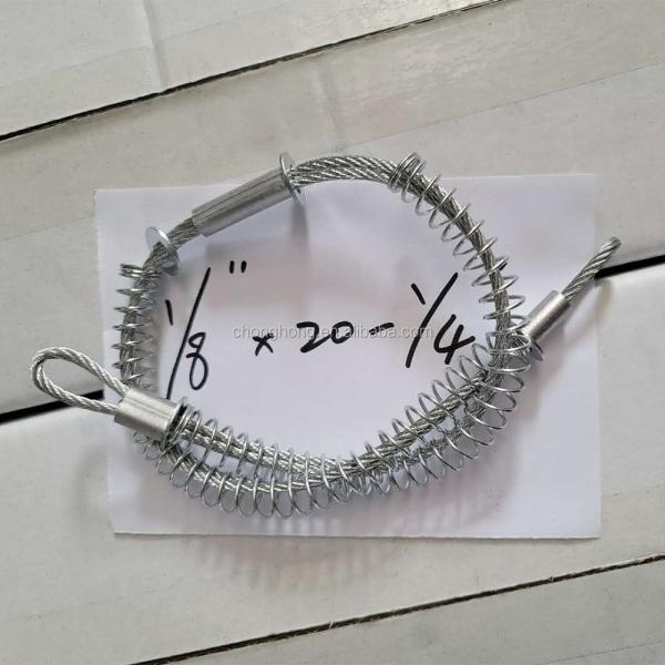 26 Cable Length Loop to Loop Galvanized WhipCheck Safety Cable for 1/6 Hose OEM Accepted