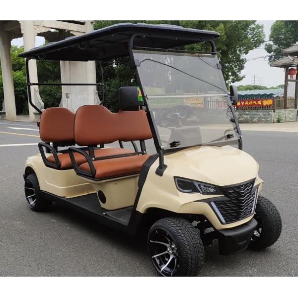 4 Seater Off Road Golf Cart AC 48V 5KW Deep Cycle Lead Acid Battery