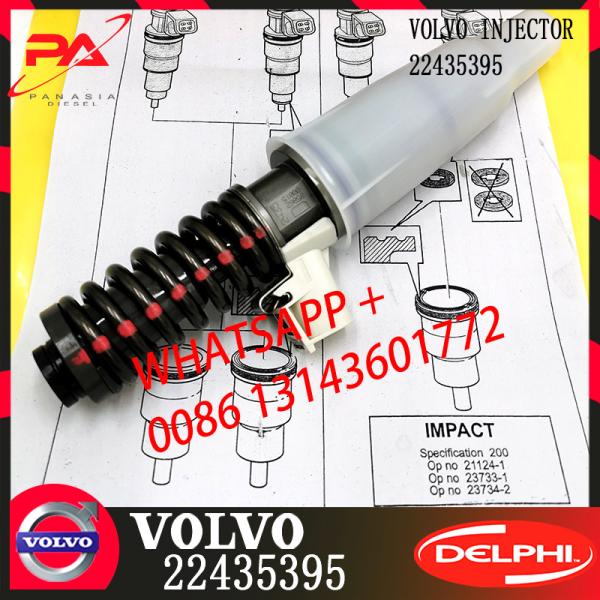 22435395  V-O-L-V Diesel Fuel Injector 22435395 for V-O-L-V 85020177 22435395 Excavator FH4 EURO6 D13K  85020177 22435395