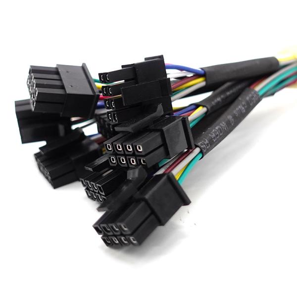 Прямая подача 22awg UL1007 проволока электрооборудование проводка связка с TE соединителем