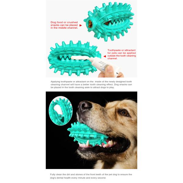 Clean Teeth Leaking Molar Dog Toothbrush Pet Toy Bite Resistant Dog Toy Ball