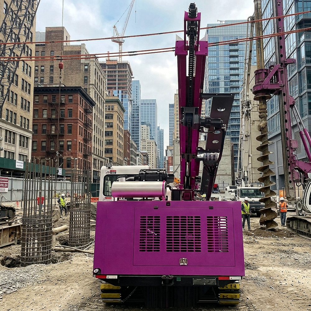 Multifunctional Pile Driver Four Piling Methods High Efficiency Hydraulic Hammer Pile Driver Machine 