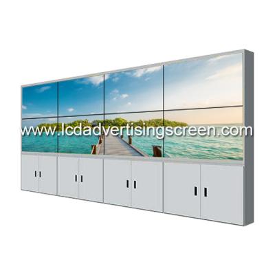 55 painel Frameless da parede video 0.88mm 500cd Brithtness Gap 3x4 LG do LCD da polegada