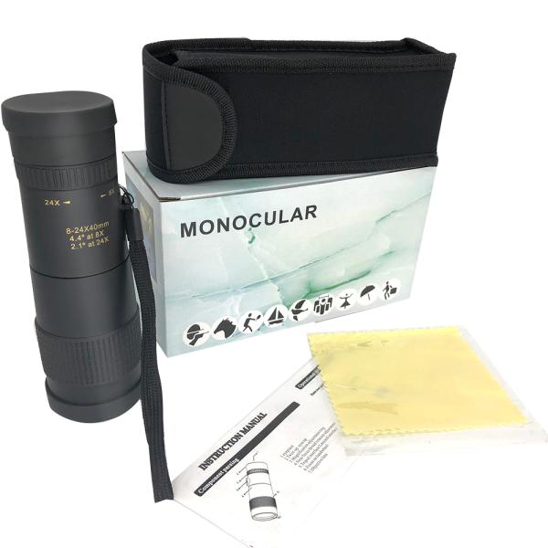 телескоп сигнала Monocular облегченный FMC 10-30x40 8-40x40 с зажимом & треногой телефона