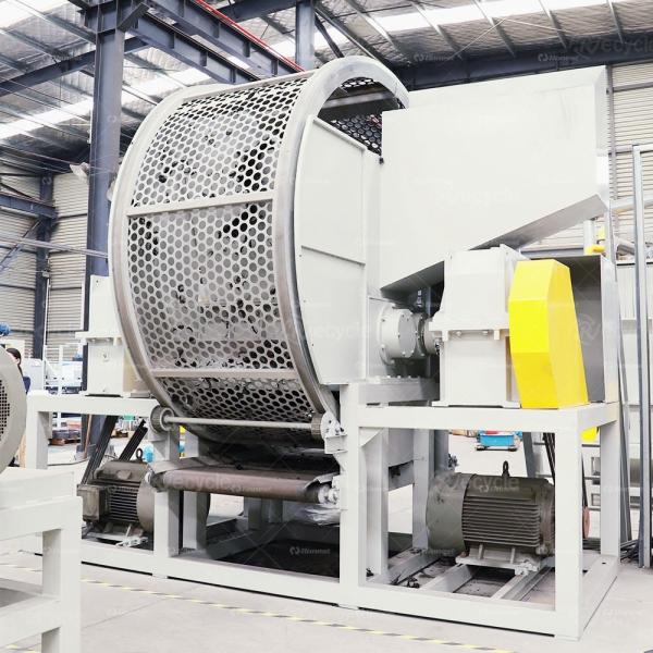 Tyre Rubber Shredder Steel Scrap Shredder Iron China Metal Shredding Machine