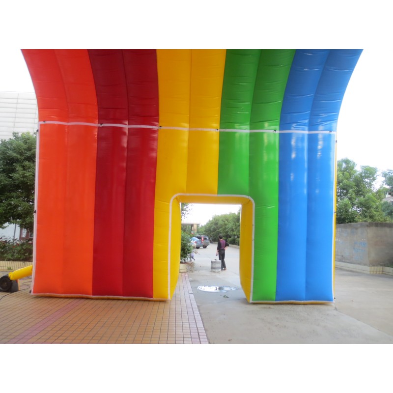 Customized Colorful Inflatable Tunnel Ads Display Inflatable Tent Outdoor Tents for Commercial Wedding Exhibitions Events