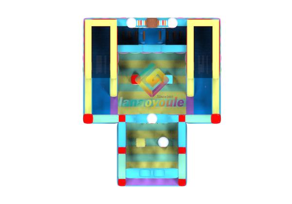 Factory Cheap Bouncy Jumping Castles Slides Kids Inflatable Lego Parks Bounce Slide
