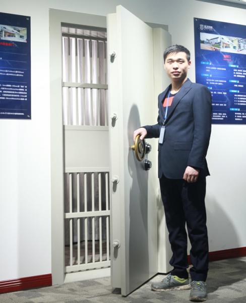 Anti Burglary ISO9001 Depth 300mm Steel Vault Door  Hotels Use